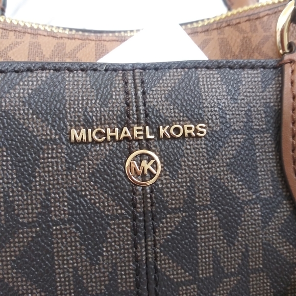 NWT MICHAEL KORS AUSTEN MEDIUM SATCHEL HANDBAG - Picture 4 of 8